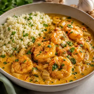 Low-Carb Coconut Shrimp Curry