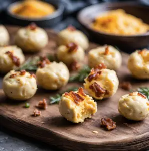 Keto Cheddar Bacon Fat Bombs