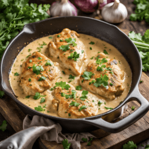 Keto Creamy Garlic Butter Chicken