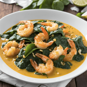 low carb cocnut shrimp curry